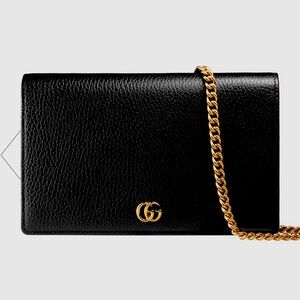 ❗️SOLD❗️GG MARMONT LEATHER MINI CHAIN BAG